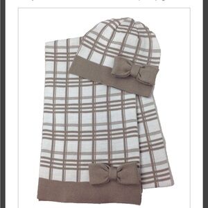 Kate Spade scarf and hat set